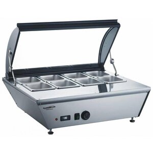 Combisteel Vitrine Chauffante à Poser | 67 Litres | 8x GN1/6 (NON FOURNIS)