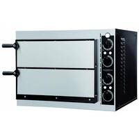 Four à Pizza Électrique Double | 2 Pizza Ø320mm | 230V | 568x500x430(h)mm