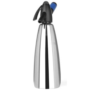 Hendi Siphon à Soda | Inox | 1Litre | ø100x(H)320mm