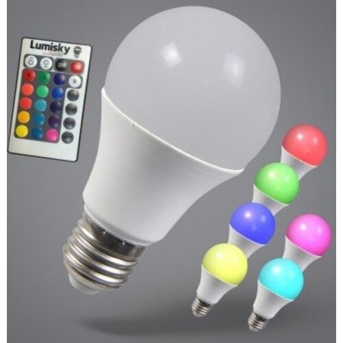 Lumisky Ampoule LED Bulby 9W |voor Remote | Multicolore | 1100 Lumens