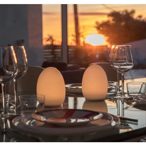 Lumisky Centre de Table Eggy | 0,5W (Batterie) | Blanc Chaud | Par 2 Pièces Lumisky Centre de Table Eggy | 0,5W (Batterie) | Blanc Chaud | Par 2 Pièces