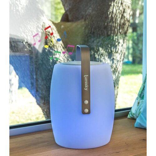 Lumisky Baladeuse Musicale Lucy Play | Bluetooth | 3W (Batterie) | Multicolore