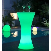 Mange-Debout Lumineux | Bar Party C 110cm | 5W (Batterie) | Multicolore