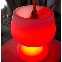Seau à Champagne Lumineux Zingy C 52cm | 5W (Batterie) | Multicolore