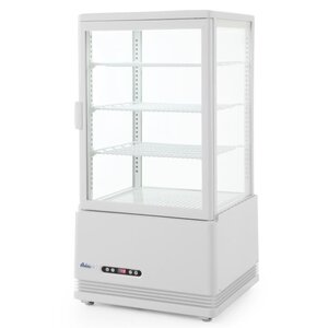 Hendi Vitrine Réfrigérée Sur Table | 68 LITRES | Sans Condensation | 3 étagères | 	452x406x(H)891mm