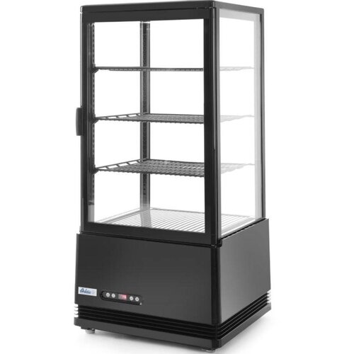 Hendi Vitrine Réfrigérée Sur Table | 78 LITRES | Sans Condensation | 3 étagères | 452x406x(H)966mm