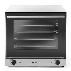 Hendi Four à Convection H90 | Avec 4 Plaques | 2670W | 595x595x570(h)mm