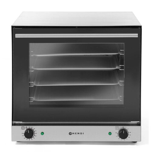 Hendi Four à Convection H90 | Avec 4 Plaques | 2670W | 595x595x570(h)mm