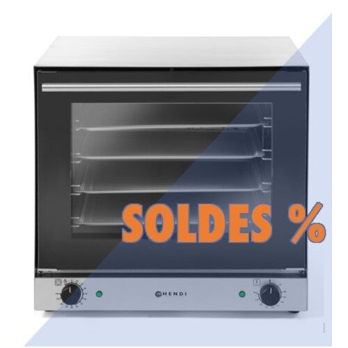 Hendi Four à Convection | 4 Plaques Inclus | 2670W | PROMOTION XXL!