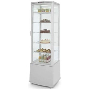 Hendi Vitrine réfrigérée Blanc | 280 Litres | Sans Condensation |   0 / 12°C | 556x526x(H)1913mm