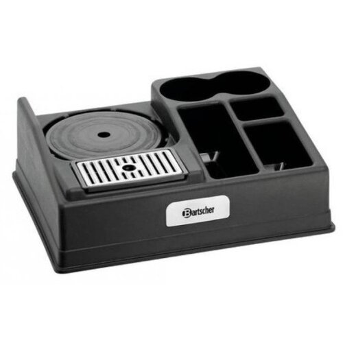 Bartscher Présentoir à Café avec Égouttoir | 5 Compartiments | pour Pichet max. Ø190mm