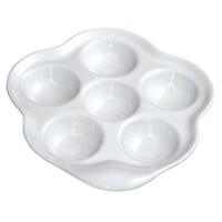 Poelon à 6 Escargots Porcelaine | avec Oreille | Ø160mm