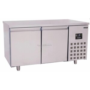 Combisteel Comptoir Réfrigéré 2 Portes | Compatible Plaques 60x40cm |  800x1550x850(h)mm