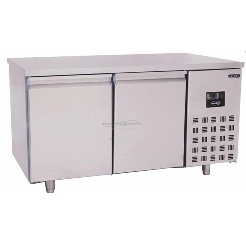 Combisteel Comptoir Réfrigéré 2 Portes | Compatible Plaques 60x40cm |  800x1550x850(h)mm
