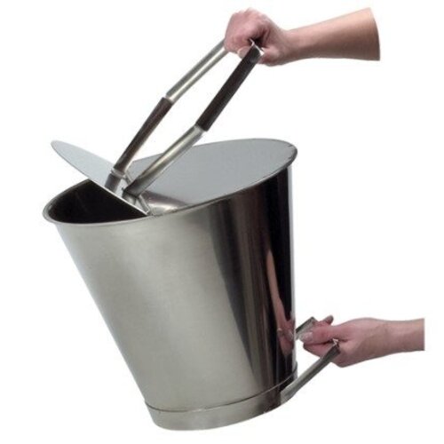 CHRselect Seau de Graisse INOX | Avec Couvercle | 17 Litres