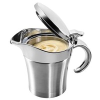 Saucière Inox | Doube Paroi | Avec Couvercle | 500ml