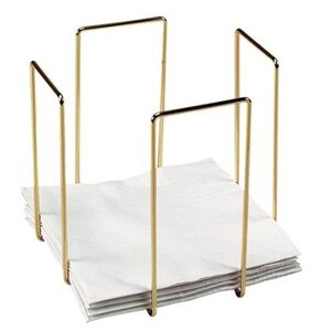 CHRselect Porte-Serviettes Laiton | 19x19cm