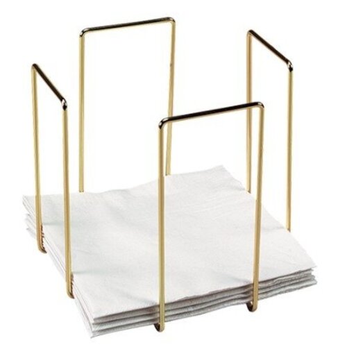 CHRselect Porte-Serviettes Laiton | 19x19cm