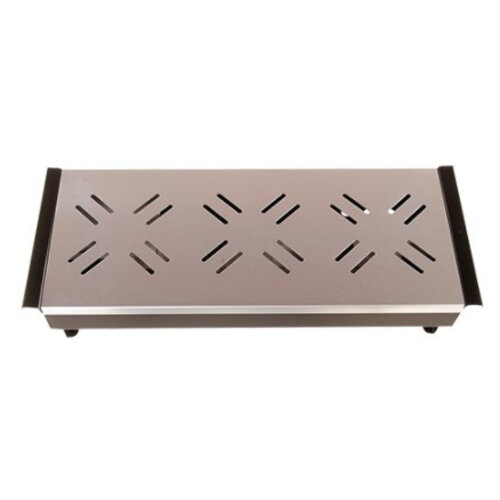 CHRselect Réchaud à 3 Bougies | Plateau Aluminium | 44x17cm