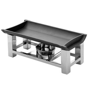 CHRselect Chauffe Plat Inox | Plaque Aluminium | 30x15x12(h)cm