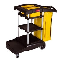 Chariot Entretien Rubbermaid | Sac Vinyle 113 Litres | 127x56x112(h)cm