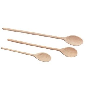 CHRselect Spatule Louche en Bois | Palette Ovale | Disponibles en 5 Tailles