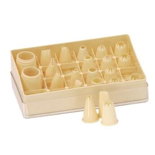 Emga Set de Douilles Plastique | 2 Adapteurs et 20 Douilles