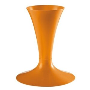 Emga Support à Poches | Plastique Orange | Ø20x24cm