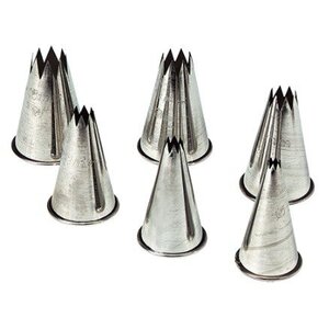 Emga set de 6 Douilles Cannelées Inox | Sans Joints | 5,7,9,11,13 et 15mm