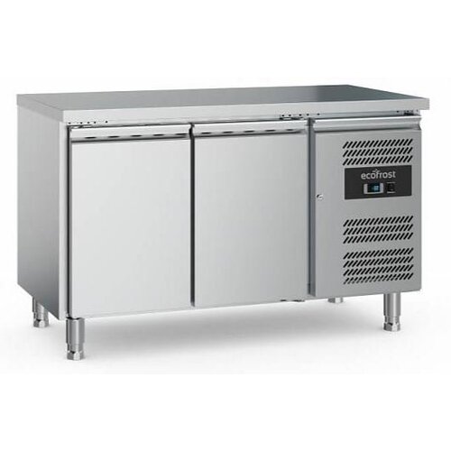 Combisteel Comptoir Réfrigéré INOX | 2 Portes | 282 Litres | 1360x700x850(h)mm