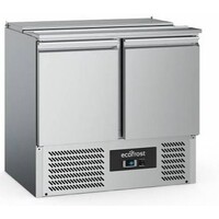 Saladette Inox | 2 Portes | 240 Litres | 900x700x880(h)mm