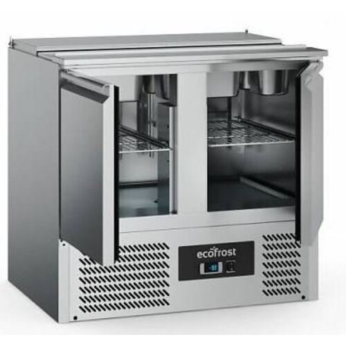 Combisteel Saladette Inox | 2 Portes | 240 Litres | 900x700x880(h)mm