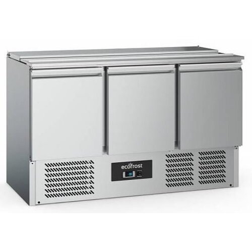 Combisteel Saladette Inox | 3 Portes | 368 Litres | 1370x700x880(h)mm