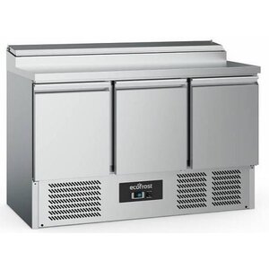Combisteel Saladette Inox | 3 Portes | 392 Litres | 1370x700x970(h)mm