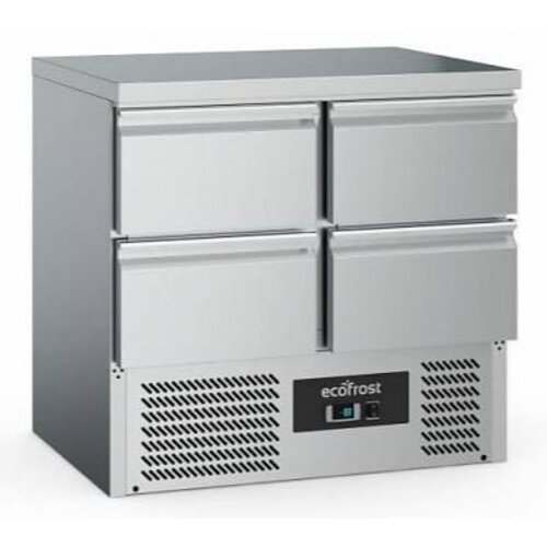 Combisteel Comptoir Réfrigéré Inox | 4 Tiroirs | 220 Litres | 900x700x850(h)mm Combisteel Comptoir Réfrigéré Inox | 4 Tiroirs | 220 Litres | 900x700x850(h)mm