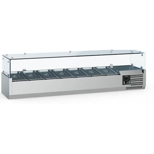 Combisteel Vitrine Réfrigérée Self-Service | 10x GN1/4 | 2000x335x435(h)mm Combisteel Vitrine Réfrigérée Self-Service | 10x GN1/4 | 2000x335x435(h)mm