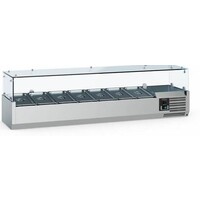 Vitrine Réfrigérée Self-Service | 7x GN1/3 | 1600x395x435(h)mm