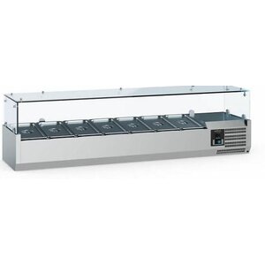 Combisteel Vitrine Réfrigérée Self-Service | 7x GN1/3 | 1600x395x435(h)mm Combisteel Vitrine Réfrigérée Self-Service | 7x GN1/3 | 1600x395x435(h)mm