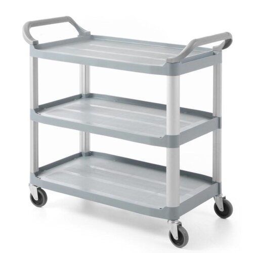 Hendi Chariot de Service | 3 Etages | Polyethylène | Max 130KG | 1280x500x960(h)mm