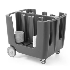 Hendi Chariot Porte-Assiettes | 6 Colonnes | Pour Assiettes Ø170 à 330mm