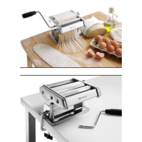 Hendi Machine à Pâtes Manuelle | Epaisseur 0,2 à 2,5mm | 440x382x(H)340mm