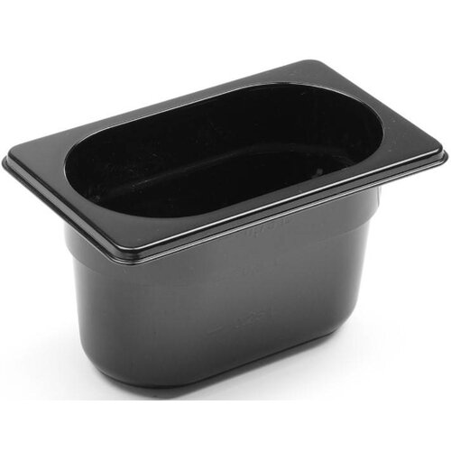 Hendi Bacs GN1/9 - 100mm | Polycarbonate Noir