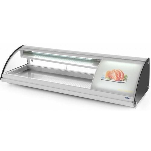 Hendi Vitrine à Suchi | 5 Bacs GN 1/3 | 0 / 12°C | 1307x450x(H)330mm