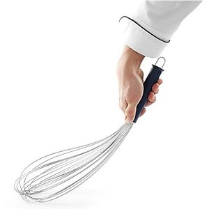 Hendi Fouet Piano | 12 Fils Piano Flexibles | Manche PP | Disponibles en 6 Tailles