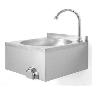 Hendi Lave-Mains avec Commande Genou | Inox | 400x400x450(h)mm Hendi Lave-Mains avec Commande Genou | Inox | 400x400x450(h)mm