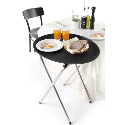 Hendi  Plateau ovale XLNoir | 735x600mm