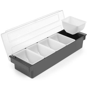 Hendi Boîte à Ingrédients | 5 Compartiments | 495x160x(H)100mm
