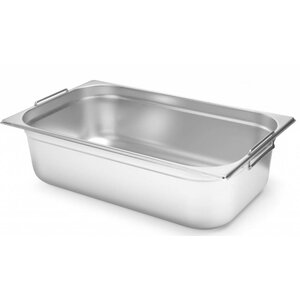 Hendi Bacs Gastronormes Budget Line avec Poignées | 9 Litres | GN 1/1 | 530x325x65mm | 2 Tailles Hendi Bacs Gastronormes Budget Line avec Poignées | 9 Litres | GN 1/1 | 530x325x65mm | 2 Tailles