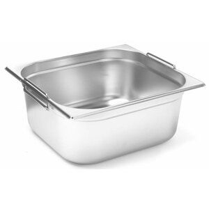 Hendi Bacs Gastronormes Budget Line avec Poignées GN 2/3 | 9 Litres | 354x325x(h)100mm | 2 Tailles Hendi Bacs Gastronormes Budget Line avec Poignées GN 2/3 | 9 Litres | 354x325x(h)100mm | 2 Tailles