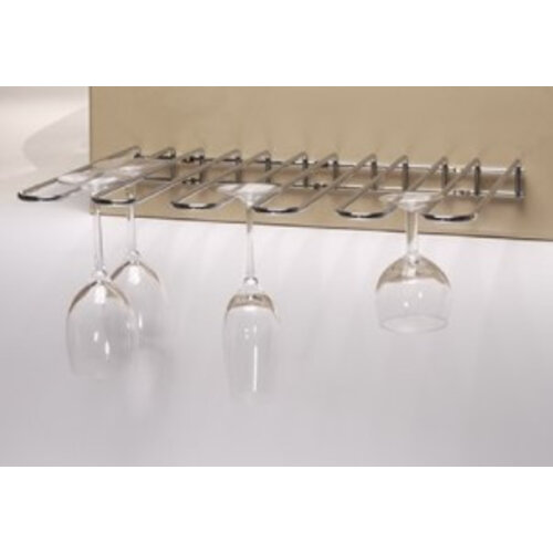 Emga Support Verre à Pied Chromée | Modèle de 5 Racks de 300mm